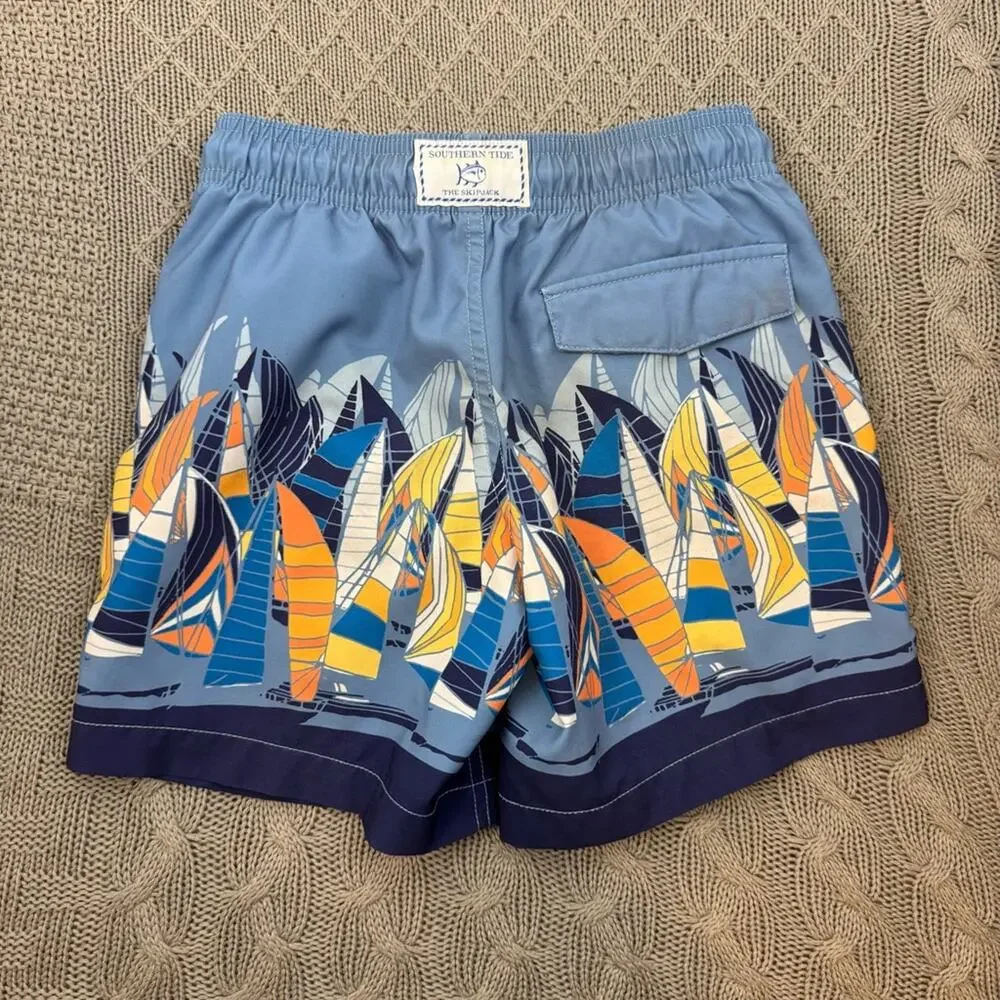 Southern Tide Children's Sail Away-Swim-Trunk ~ S 6/7